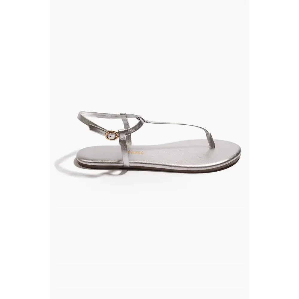 TKEES Mariana Leather T Strap Sandal Fairylust 9 NWT Beach Coastal Chic